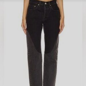 Levi's Women's Two-Tone Straight Leg Jeans